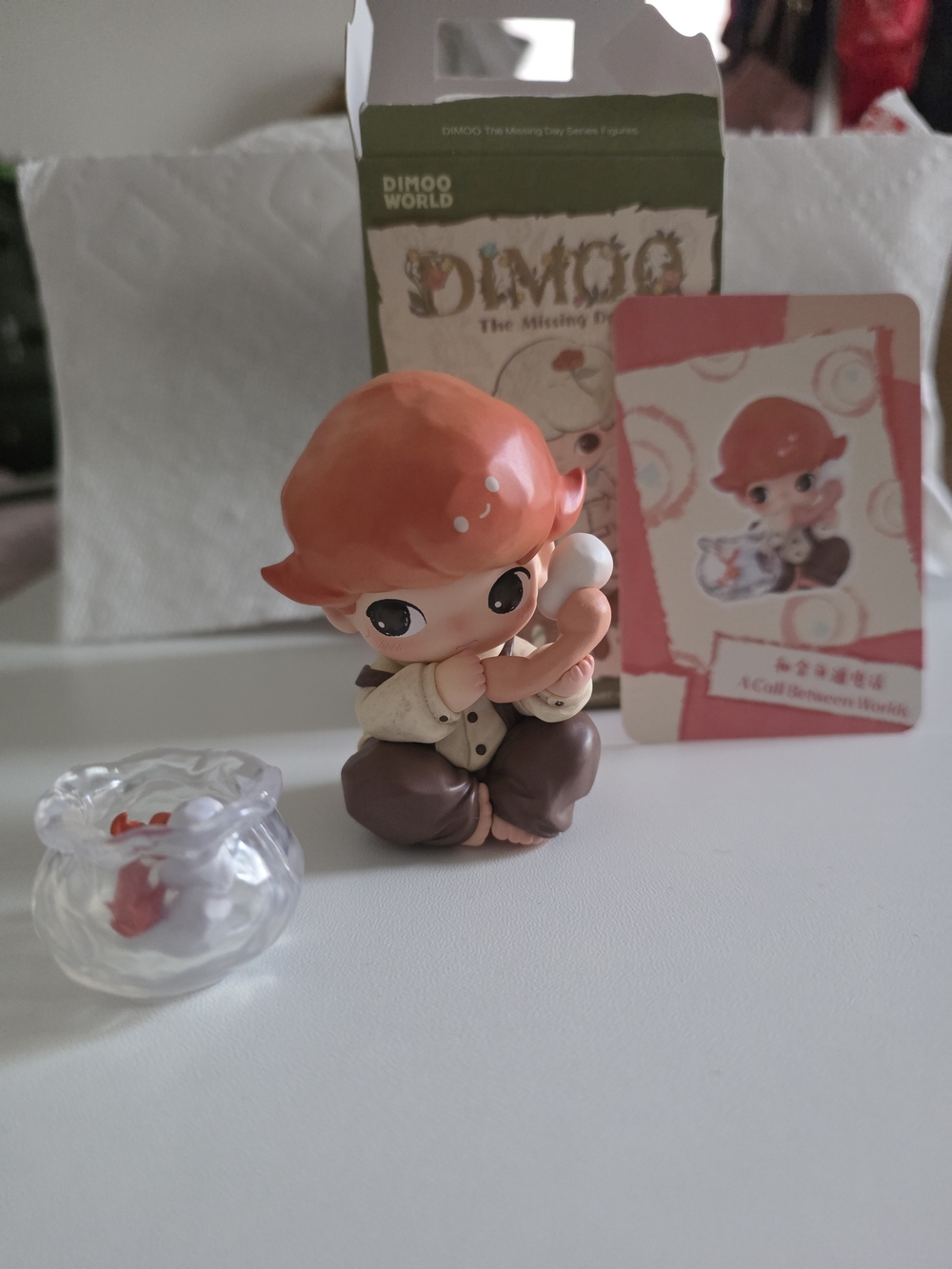 DIMOO Orange-Haired Collectible Figure for Kids